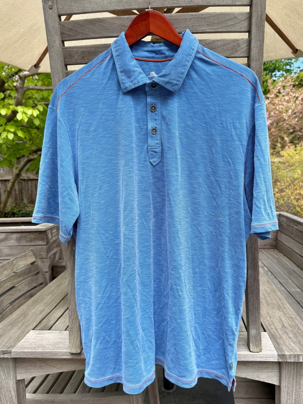 Tommy Bahama Blue Polo - XL Men - Picture 6 of 6